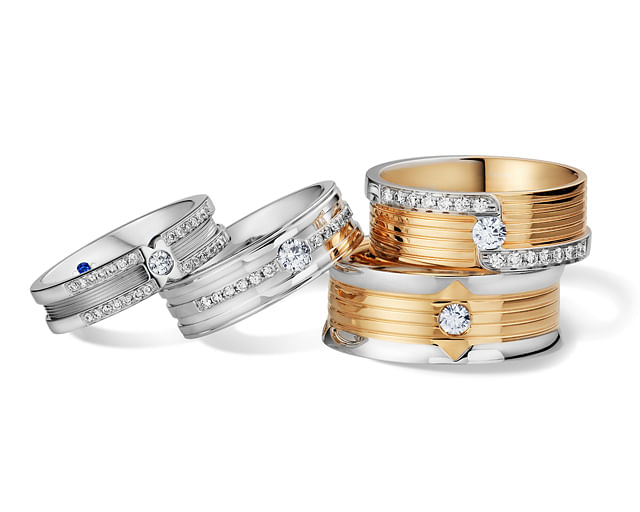 Goldheart celestial clearance wedding band